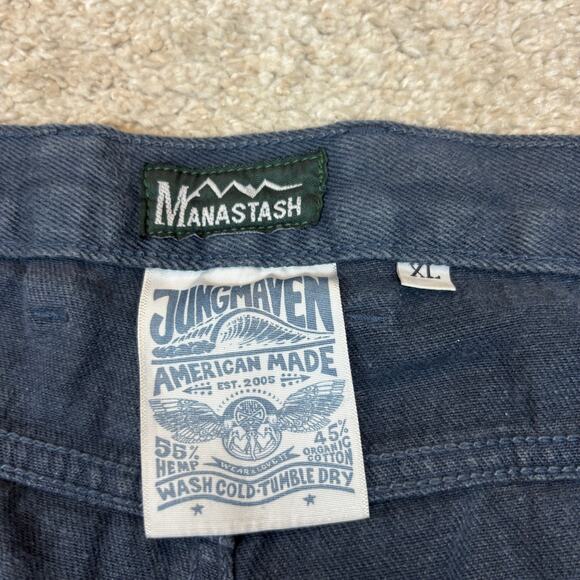 Manastash Jungmaven Chenga 9" Shorts Men's XL 38 Rare Denim Faded - Picture 4 of 10